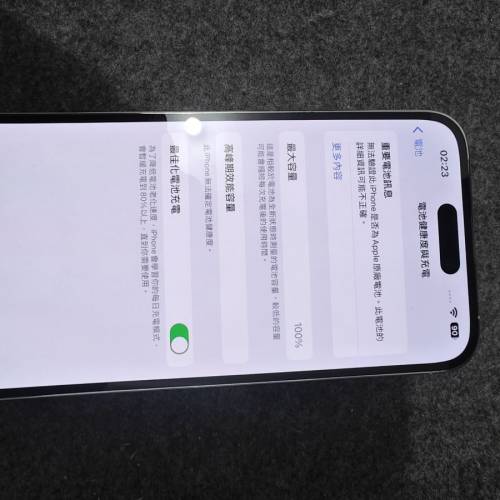 iPhone 14 Pro Max  國行 256GB 白色
電池100%