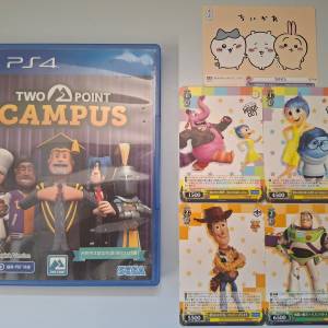 PS4可升PS5 雙點校園 送chiikawa, 反斗奇兵, 玩轉腦朋友等收藏卡