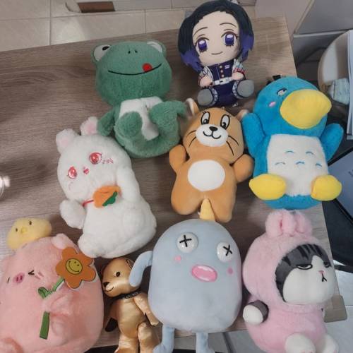 多款可爱毛公仔