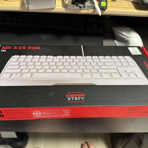 全新cherry mx3.0s rgb tkl 機械鍵盤