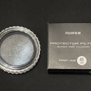 富士 Fujifilm X100 原廠 PRF-49 保護濾鏡 Filter 黑色 Black (99%近乎全新）