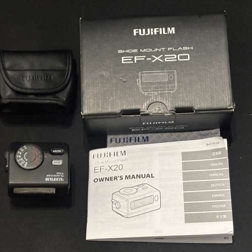 富士 Fujifilm EF-X20 EFX20 復古閃燈 閃光燈   X100 / X-T / X-M5 (95%絕無花）