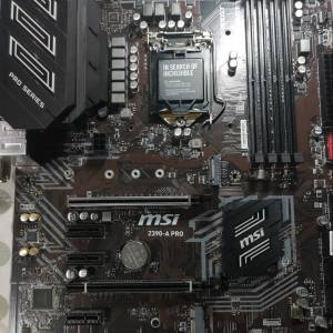 MSI Z390-A PRO ATX主版 ((正版Window10Pro)) Socket 1151 支援 第8、9代 處理器