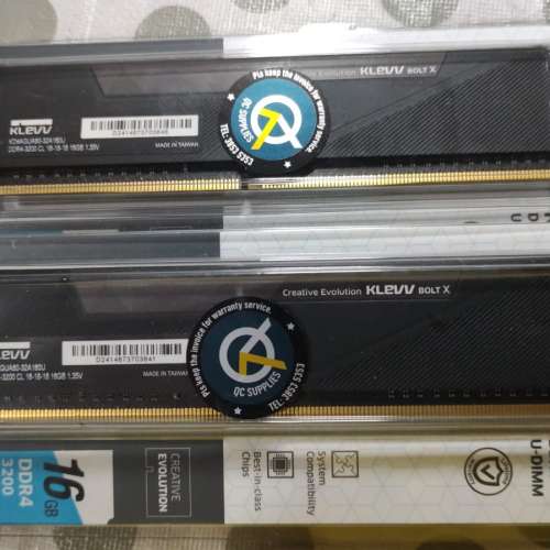KLEVV Desktop Ram 16GBx2 共32GB DDR4 3200