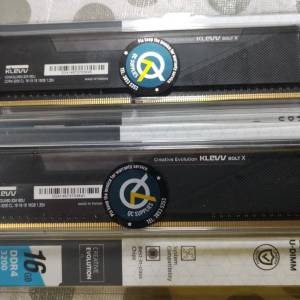 KLEVV Desktop Ram 16GBx2 共32GB DDR4 3200