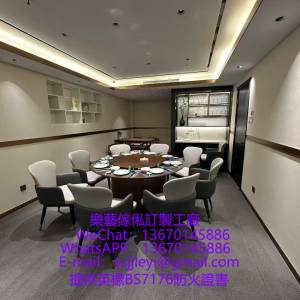 樂藝傢私廠餐飲家具餐枱訂做加工廠,人造石餐廳桌子加工廠,岩板包不鏽鋼邊餐枱，港式...