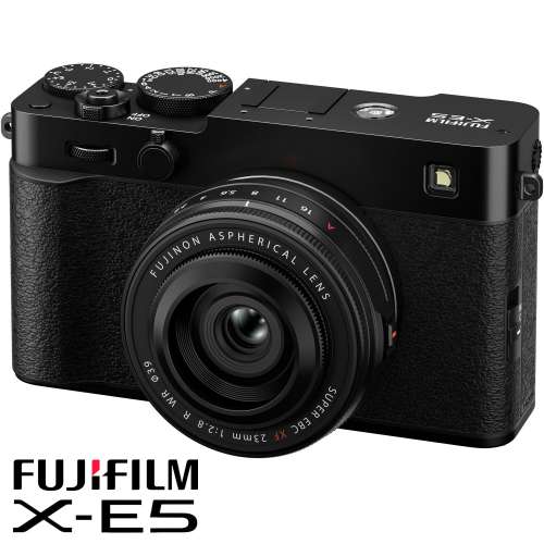 富士Fujifilm X-E5 黑色 + 23mm f2.8 Kit Lens 香港行貨