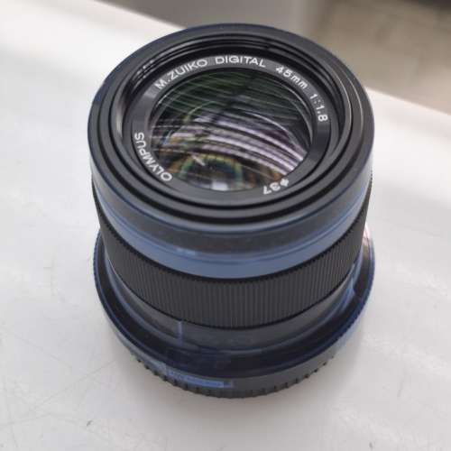 OLYMPUS M.ZUIKO DIGITAL 45MM F1.8 BLACK LIKE NEW