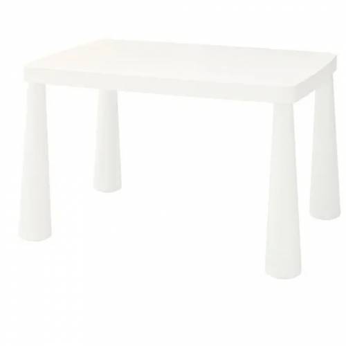 ikea 兒童枱 桌 白色