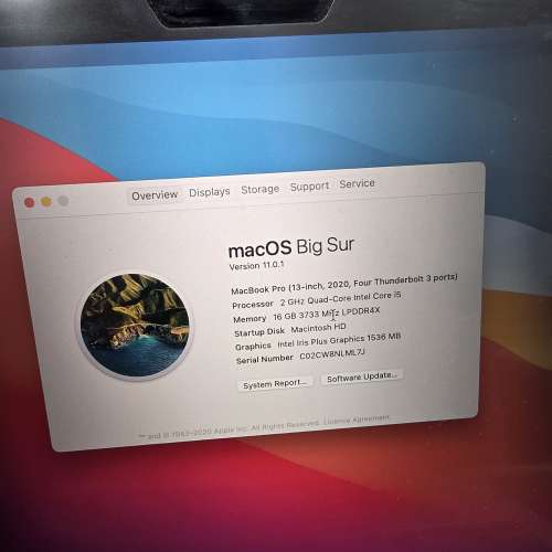 MacBook Pro 13寸 1TB