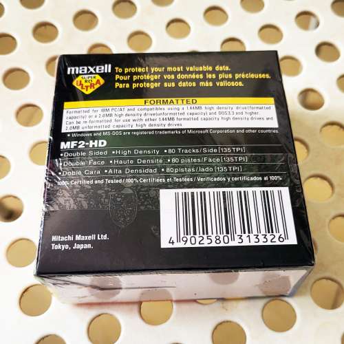 全新 Maxell 1.44MB Floppy 一盒 (10隻)