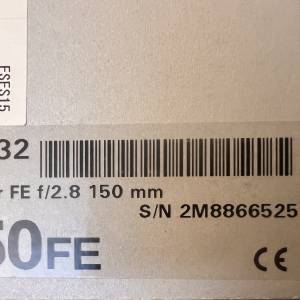 Hasselblad FE150/2.8 full packing 全套包裝