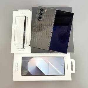 Samsung fold 6 網上特定黑色12+256gb 99.9新 仲有一年保養 全套齊 包原裝保護殼保護...