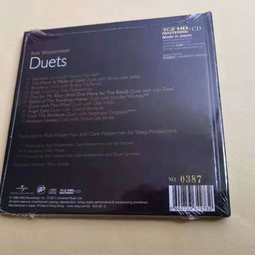 K2 HD DUETS ROB WASSERMAN 限量編號版發燒碟