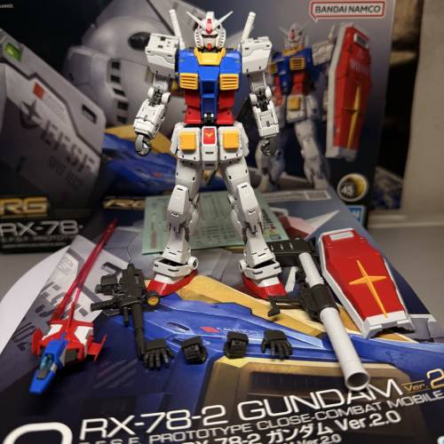 RG 1:144 機動戰士高達 0079 高達 2.0 素組 己砌 高達模型