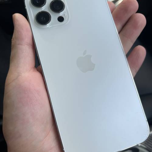 大機 9成新 apple iphone 12 pro max 銀白色 256Gb ZA香港版
