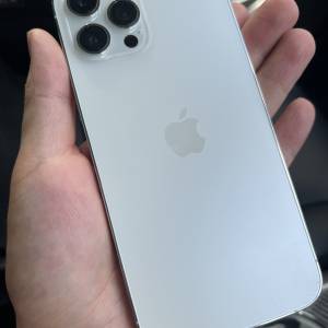 大機 9成新 apple iphone 12 pro max 銀白色 256Gb ZA香港版