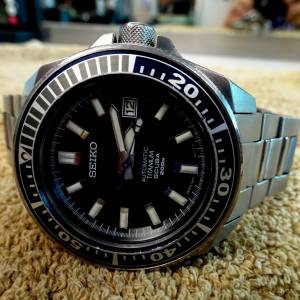 95% New 罕有 Seiko 精工 黑武士(鈦金屬)自動機械蕊 200m SBDA0017S25-00D0