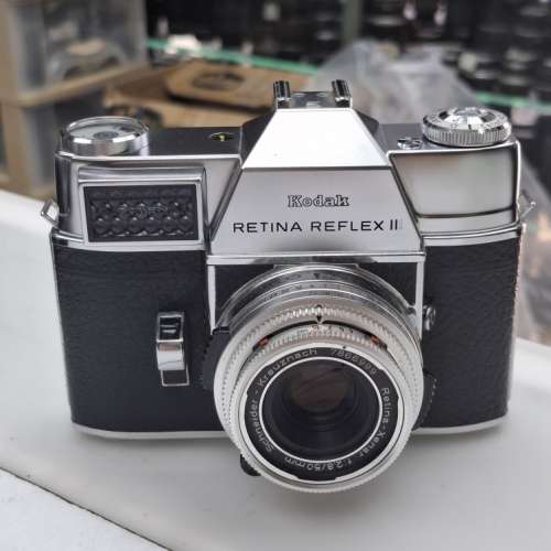KODAK RETINA REFLEX II + SCHNEIDER RETINA XENAR 50MM F2.8 DKL MOUNT