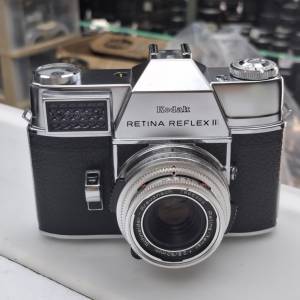 KODAK RETINA REFLEX II + SCHNEIDER RETINA XENAR 50MM F2.8 DKL MOUNT
