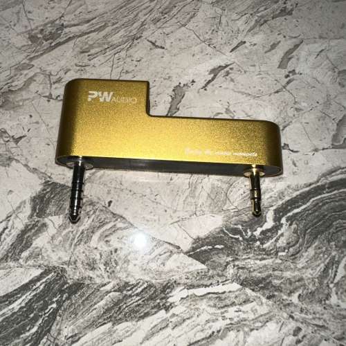 日本水貨 金磚2 Sony WM1ZM2 + Pw audio Ground pin 轉換插金色 First times ver