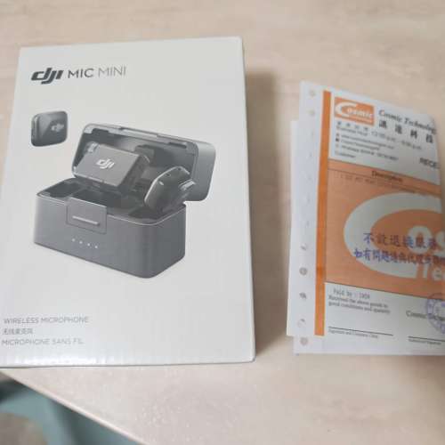 DJI Mic Mini 100% brand new with invoice