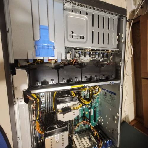 Supermicro Server 7048 GR-TR Intel E5 2696V2*2  128GB 240G 伺服器 server 24核