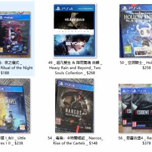 全新PS4遊戲