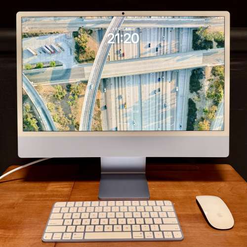 [99%新][行貨][可加AppleCare] APPLE iMac M4 10C CPU 10C GPU 16+256 藍色