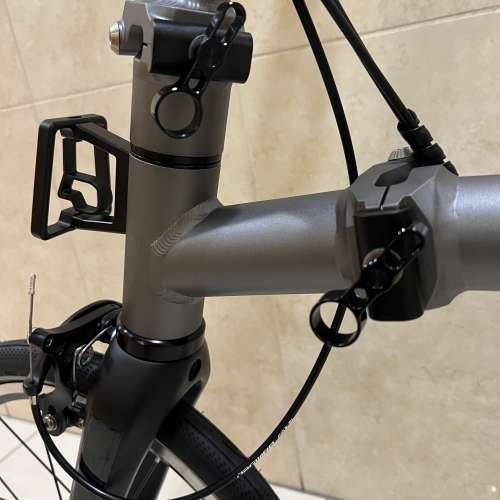 特價 2025 最新款超輕版 ACEOFFIX C5 5速 啞黑色碳前叉鋁合金折叠車 送前後蛙燈叮叮