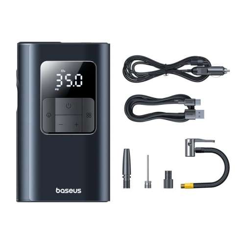 Baseus PrimeTrip VA1 Car Tire Inflator – 2-in-1,Wireless & Wired DUAL Mode