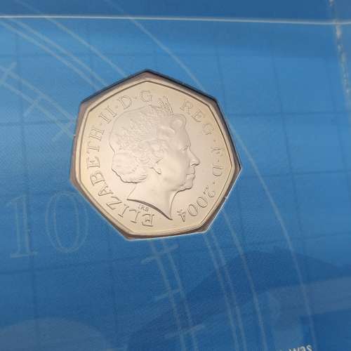 (2004)United Kingdom Brilliant Uncirculated 50p Coin