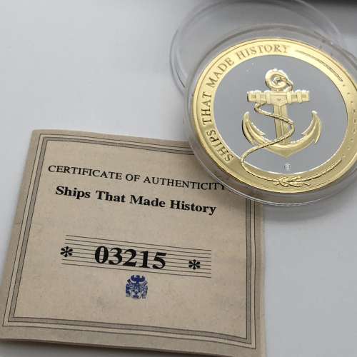 Ship the made History (Titanic) commemorative coin鐡達尼號紀念幤