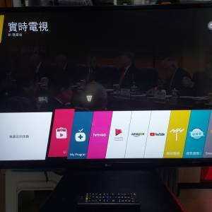 屯門良景輕鐵站交收 LG 樂金43吋 4K Ultra HD 智能電視43UF6400 連遙控 冇底座