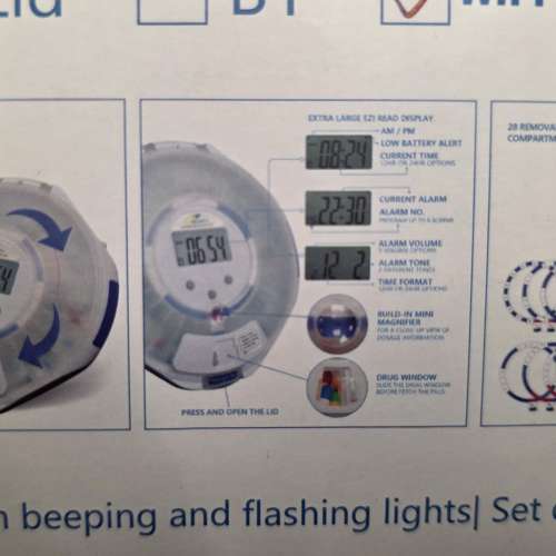 28格WIFI監察智能提醒響閙藥盒