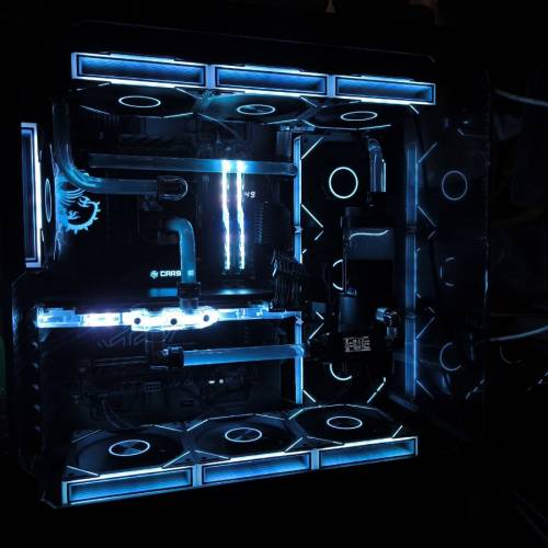 9800X3D 7900XT 4TB SSD頂級分體水電腦 自組水