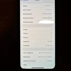 iphone 11 pro 64gb 太空灰