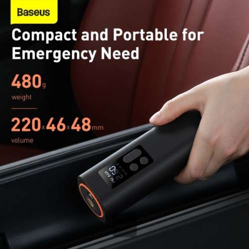 Baseus Super Mini Air Inflator Pump 12V Auto power 150PSI Portable