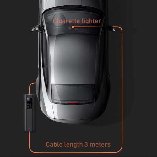 Baseus Super Mini Air Inflator Pump 12V Auto power 150PSI Portable