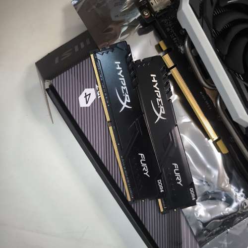 Msi 1660 super,HYPERX ddr4 ram  2133mhz 8g x2