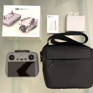 DJI Mini 4 Pro (全新) + RC2 連屏幕遙控器 + 3粒長電 (行貨有保)