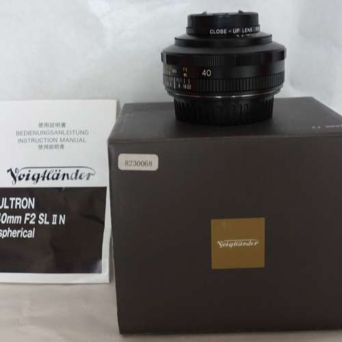 Voigtlander 福仔 40mm f2 EF mount