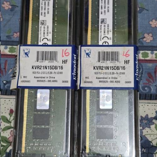 DDR4 2133 16G RAM 兩條
