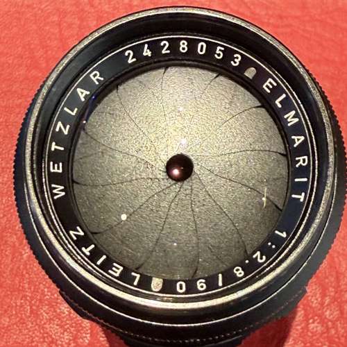 Leica Elmarit 90mm f2.8 black M lens