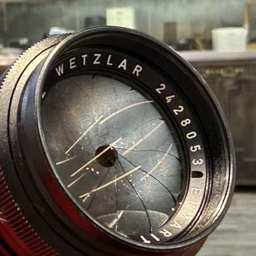 Leica Elmarit 90mm f2.8 black M lens