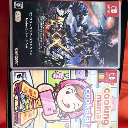 Nintendo Switch cooking mama  monster hunter switch 專用袋