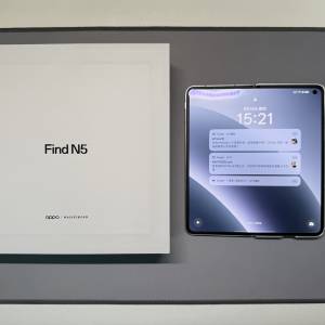 99.99% 接近全新 Oppo Find N5 香港行貨白色版本