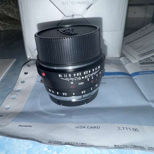 99%voigtlander nokton 40mm 1.4黑色(Leica)