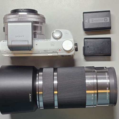 Sony NEX-5TY相機, 16-50mm鏡頭 ,55-210mm鏡頭 套裝