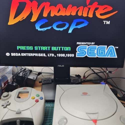 無線藍芽SEGA Dreamcast 已改220v世嘉 遊戲機已加裝藍芽模組支援ps3 ps4 ps5 pro w...